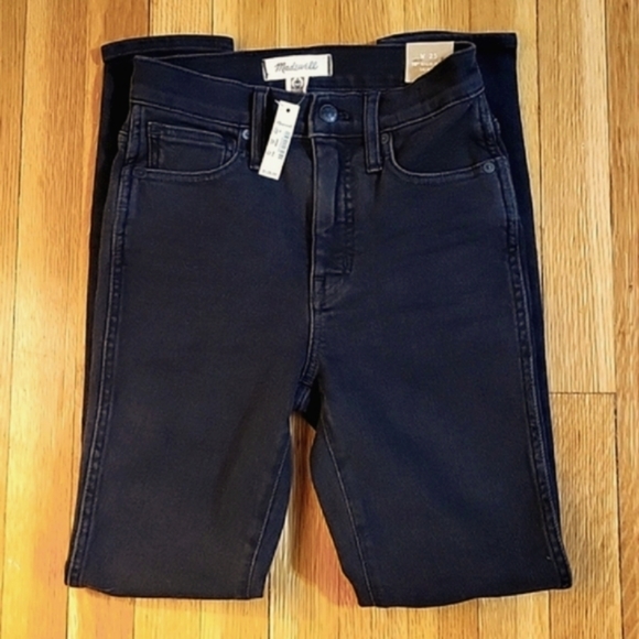 NEW Madewell 10' Skinny High Rise Jeans - Picture 3 of 12